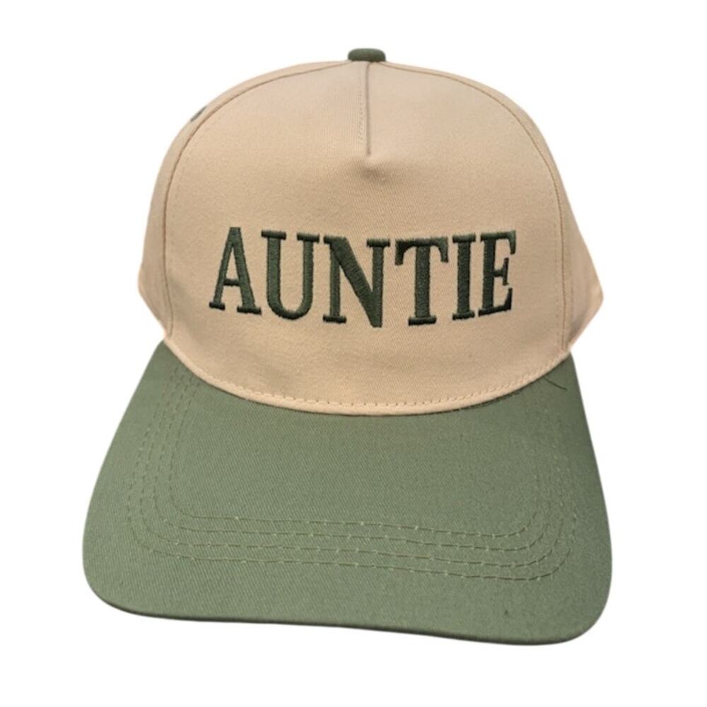 NEW Women’s Trucker "AUNTIE " Cap | Green | OS